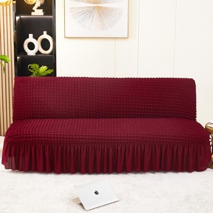 91家纺网 家纺一手货源 找家纺 （总）丝绮鹿 2023新款爆米花系列裙边沙发床套