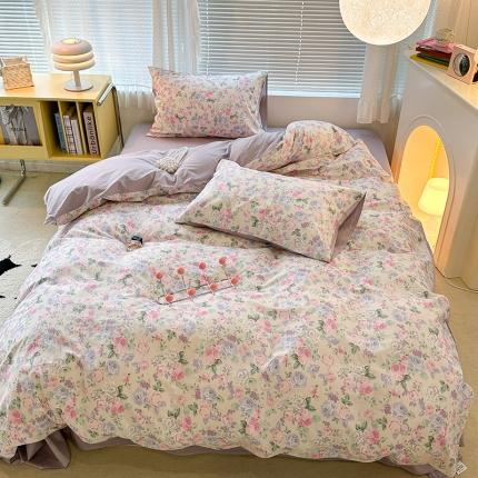 91家纺网 家纺一手货源 找家纺 （总）昔可 2023新款全棉卡通狗狗四件套