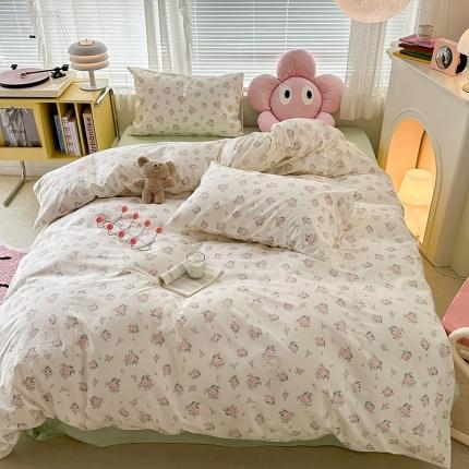 91家纺网 家纺一手货源 找家纺 （总）昔可 2023新款全棉卡通狗狗四件套