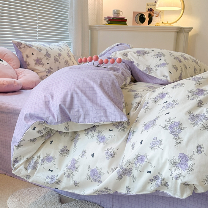 91家纺网 家纺一手货源 找家纺 （总）昔可 2023新款全棉卡通狗狗四件套