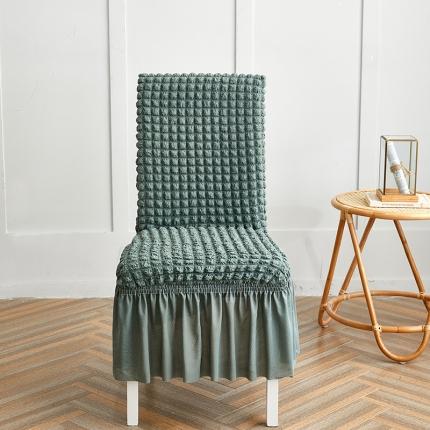 91家纺网 家纺一手货源 找家纺 （总）丝绮鹿 2023新款爆米花系列裙边椅子套