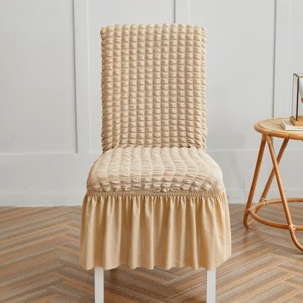 91家纺网 家纺一手货源 找家纺 （总）丝绮鹿 2023新款爆米花系列裙边椅子套