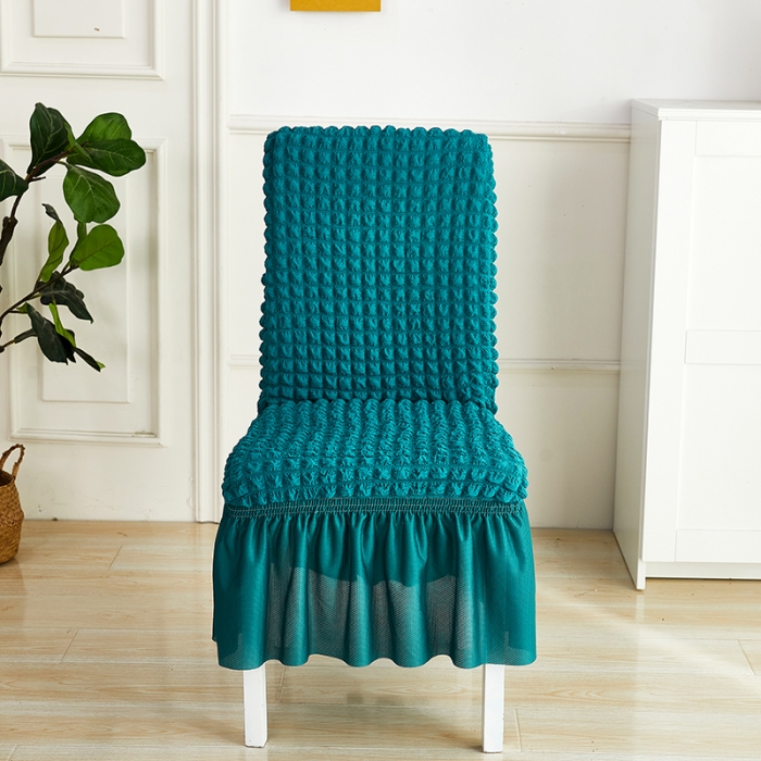 91家纺网 家纺一手货源 找家纺 （总）丝绮鹿 2023新款爆米花系列裙边椅子套