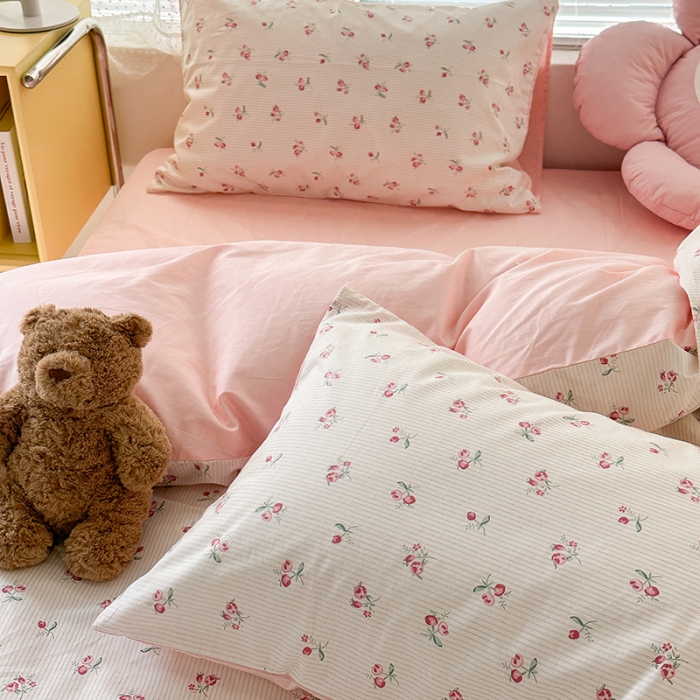 91家纺网 家纺一手货源 找家纺 昔可 2023新款全棉卡通狗狗四件套 小椿芽