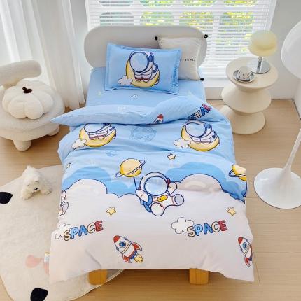 91家纺网 家纺一手货源 找家纺 （总）芭伯妮2025AB版全棉幼儿园三件套儿童被子套件六件套