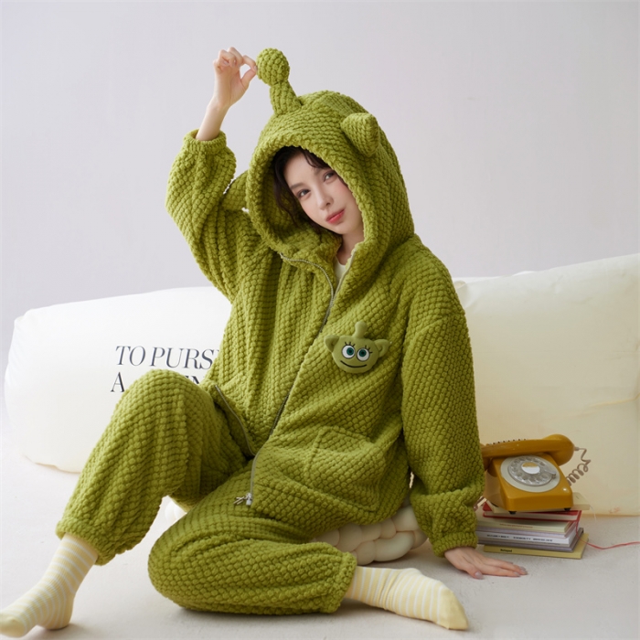 91家纺网 家纺一手货源 找家纺 洛兰沙 2023新款家居服w001