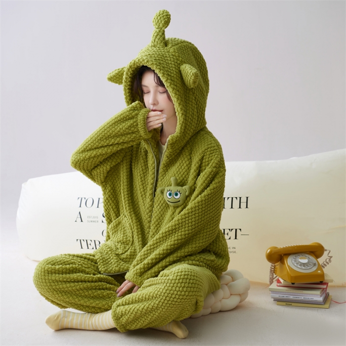 91家纺网 家纺一手货源 找家纺 洛兰沙 2023新款家居服w001