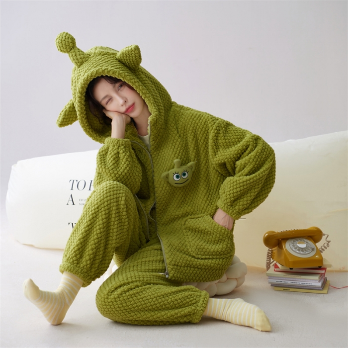 91家纺网 家纺一手货源 找家纺 洛兰沙 2023新款家居服w001