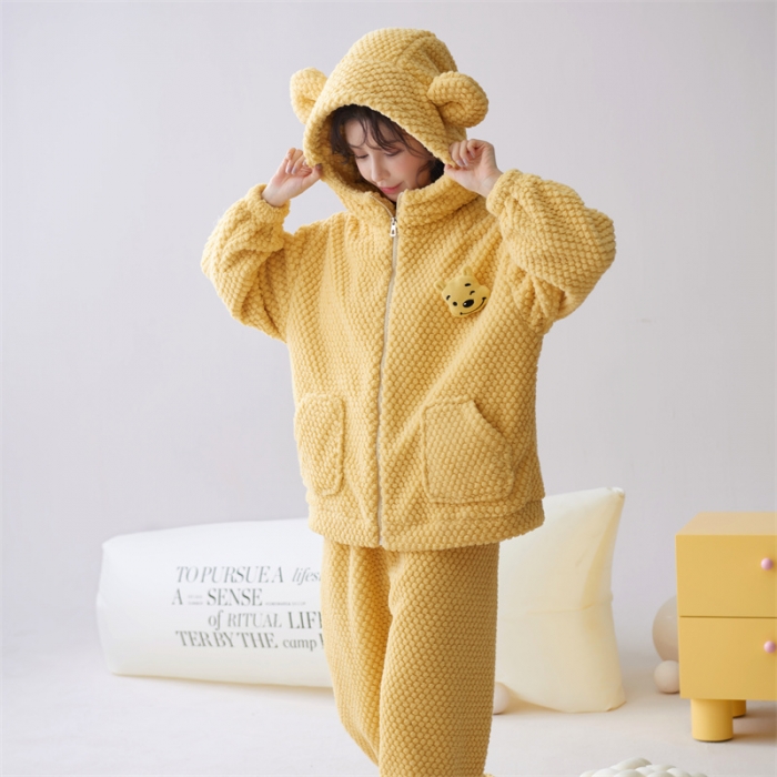 91家纺网 家纺一手货源 找家纺 洛兰沙 2023新款家居服w002