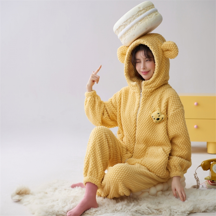 91家纺网 家纺一手货源 找家纺 洛兰沙 2023新款家居服w002