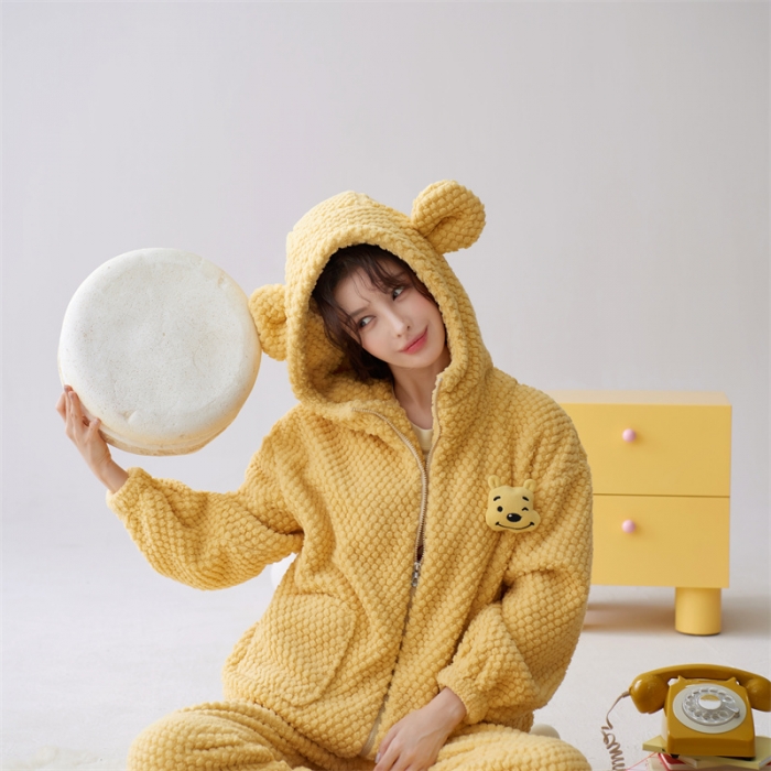 91家纺网 家纺一手货源 找家纺 洛兰沙 2023新款家居服w002