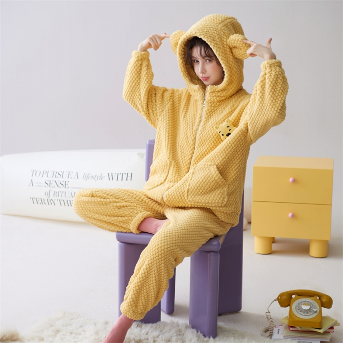 91家纺网 家纺一手货源 找家纺 洛兰沙 2023新款家居服w002