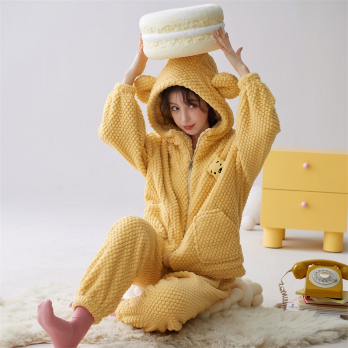 91家纺网 家纺一手货源 找家纺 洛兰沙 2023新款家居服w002