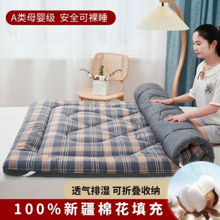 91家纺网 家纺一手货源 找家纺 （总）鑫棉坊 2023新款色织水洗棉棉花床垫