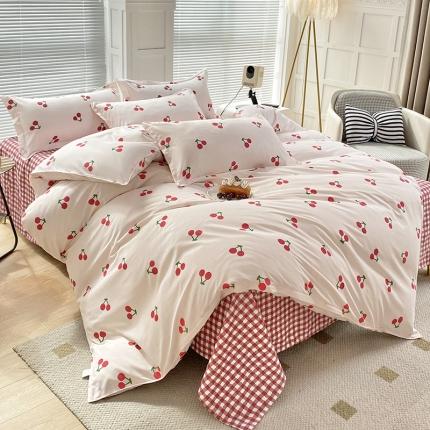 91家纺网 家纺一手货源 找家纺 （总）楠沐 2025年新款亲肤水洗棉磨毛单被套