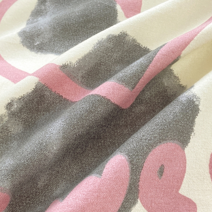 91家纺网 家纺一手货源 找家纺 楠沐 2025年新款亲肤水洗棉磨毛单被套 蜜桃奶牛