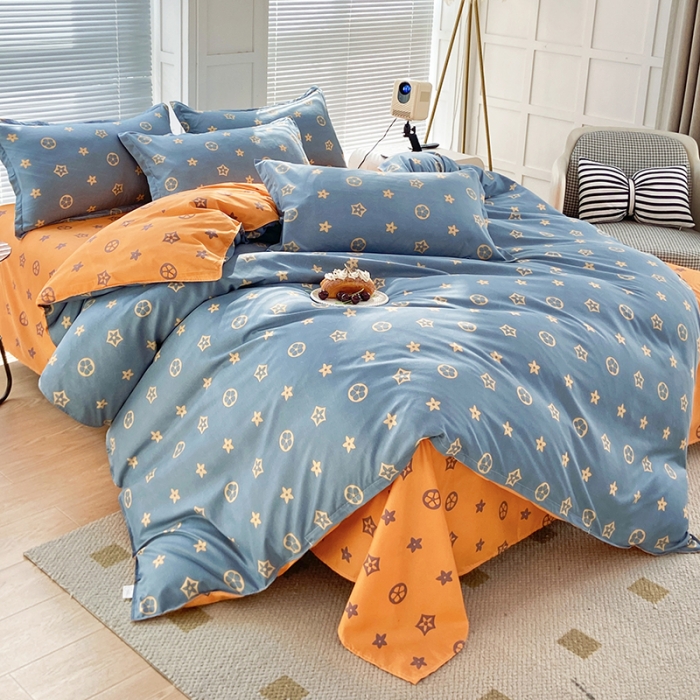 91家纺网 家纺一手货源 找家纺 楠沐 2025年新款亲肤水洗棉磨毛单被套 凯瑞拉