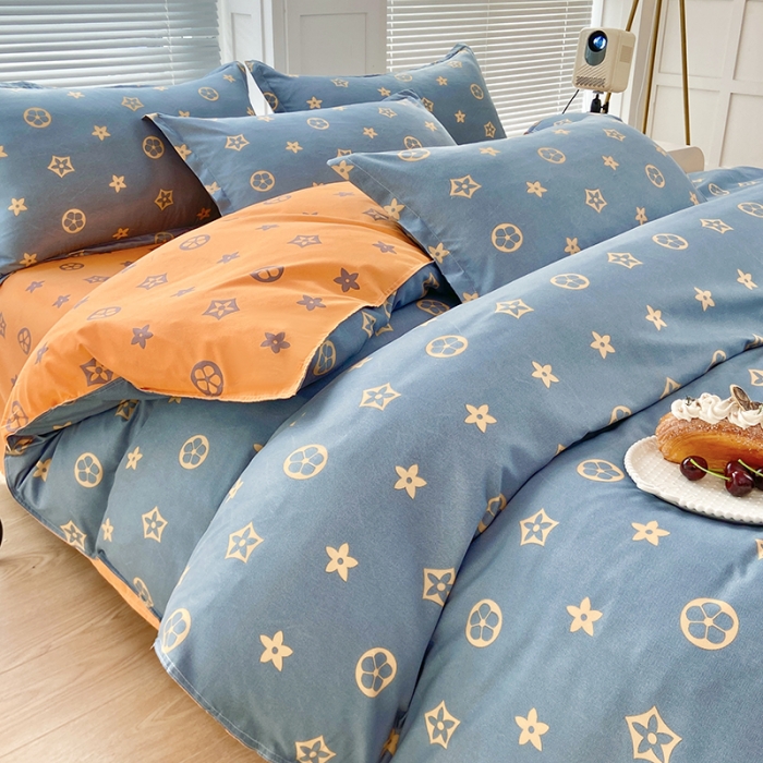 91家纺网 家纺一手货源 找家纺 楠沐 2025年新款亲肤水洗棉磨毛单被套 凯瑞拉