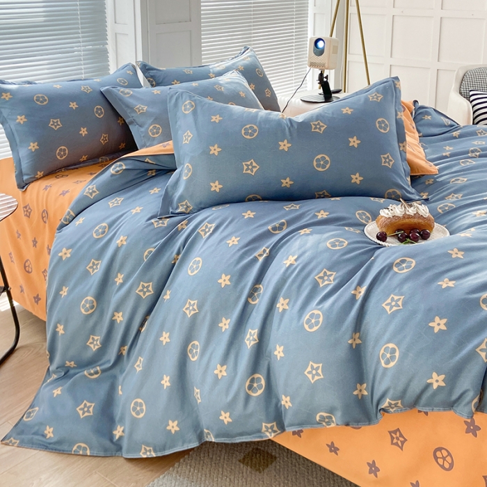 91家纺网 家纺一手货源 找家纺 楠沐 2025年新款亲肤水洗棉磨毛单被套 凯瑞拉