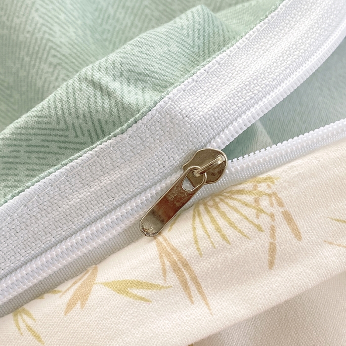 91家纺网 家纺一手货源 找家纺 楠沐 2025年新款亲肤水洗棉磨毛单被套 仙草