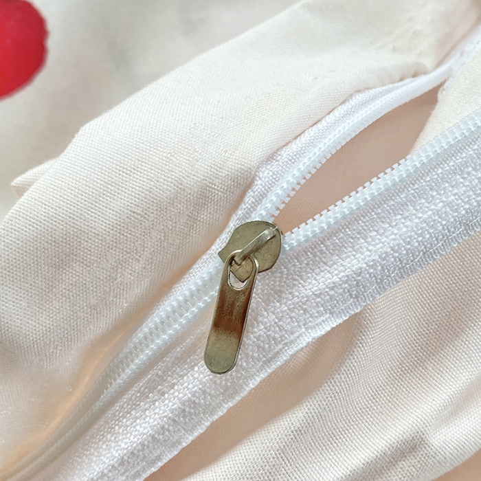 91家纺网 家纺一手货源 找家纺 楠沐 2025年新款亲肤水洗棉磨毛单被套 小樱桃