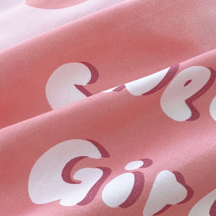 91家纺网 家纺一手货源 找家纺 楠沐 2025新款亲肤水洗棉磨毛四件套 甜美女孩