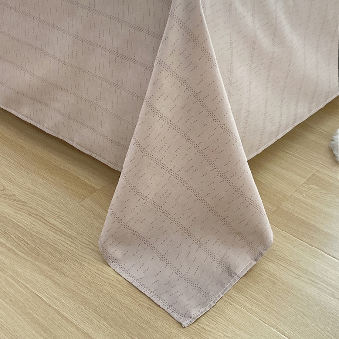 91家纺网 家纺一手货源 找家纺 楠沐 2025新款亲肤水洗棉磨毛四件套 朱古力