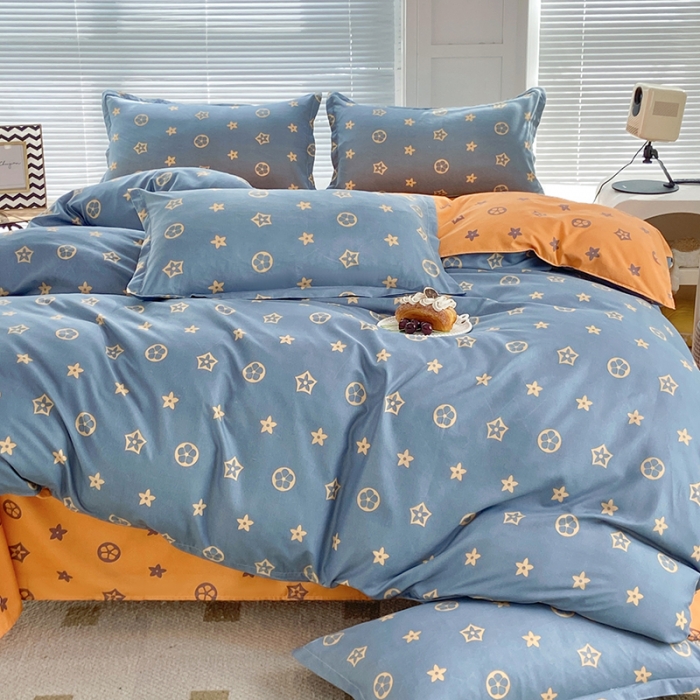 91家纺网 家纺一手货源 找家纺 楠沐 2026新款亲肤水洗棉磨毛四件套 凯瑞拉