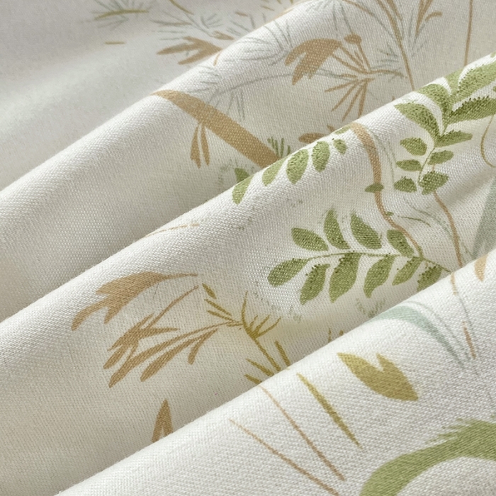 91家纺网 家纺一手货源 找家纺 楠沐 2025新款亲肤水洗棉磨毛四件套 仙草