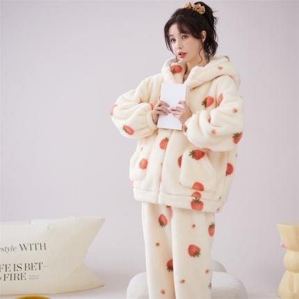 91家纺网 家纺一手货源 找家纺 洛兰沙 2023新款家居服W018