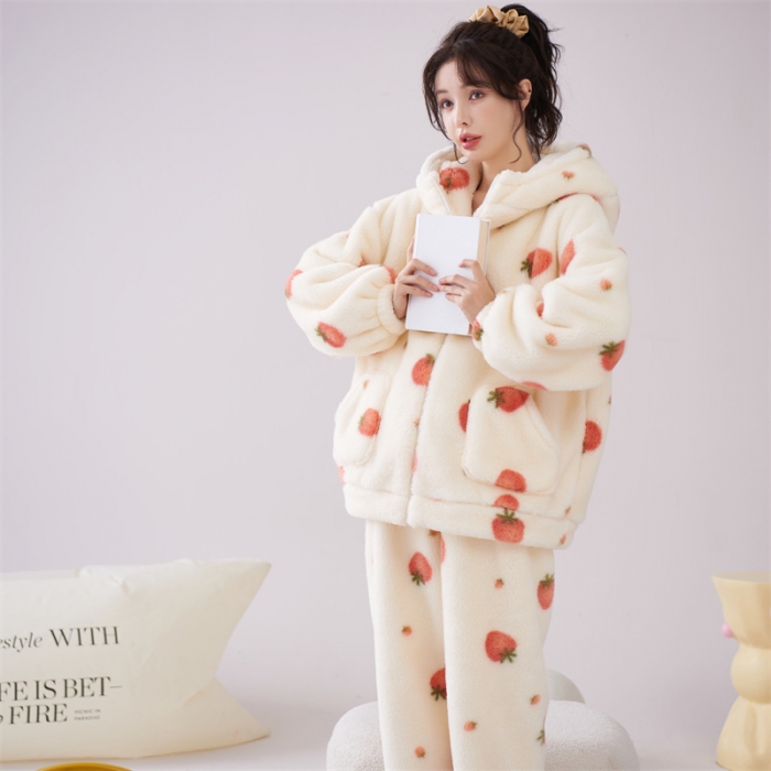 91家纺网 家纺一手货源 找家纺 洛兰沙 2023新款家居服W018