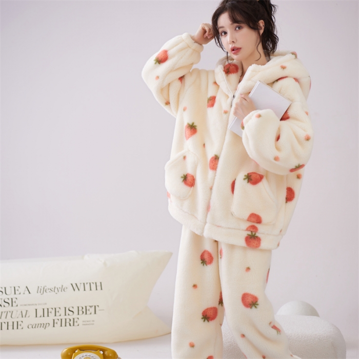 91家纺网 家纺一手货源 找家纺 洛兰沙 2023新款家居服W018