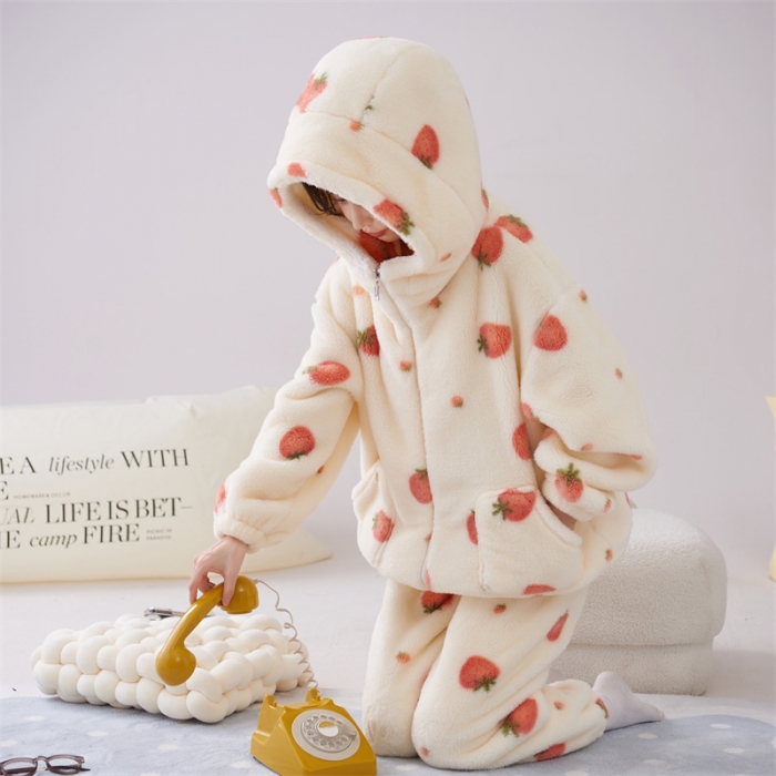 91家纺网 家纺一手货源 找家纺 洛兰沙 2023新款家居服W018