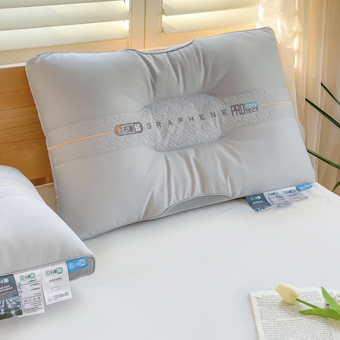 91家纺网 家纺一手货源 找家纺 (总) 歌历斯家纺 2023新款石墨烯黑金枕枕头枕芯