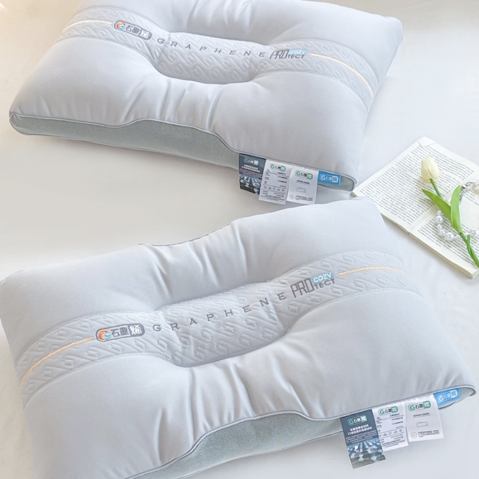 91家纺网 家纺一手货源 找家纺 (总) 歌历斯家纺 2023新款石墨烯黑金枕枕头枕芯