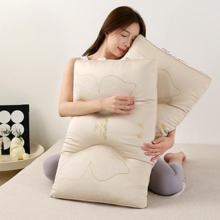 91家纺网 家纺一手货源 找家纺 梦叶草2023新款周庄梦蝶枕头枕芯 周庄梦蝶枕-橡木咖