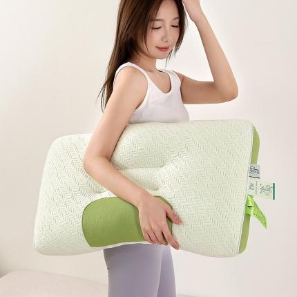 91家纺网 家纺一手货源 找家纺 (总) 梦叶草 2023新款竹纤维SPA枕头枕芯