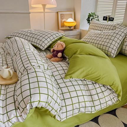 91家纺网 家纺一手货源 找家纺 （总）维娜斯 2024新款亲肤棉水洗棉印花单被套