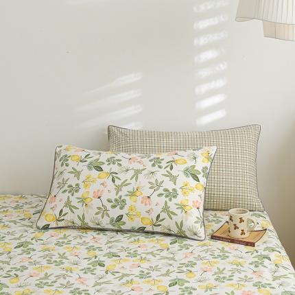 元元 2024新款13372加密精梳全棉单品套件系列-单枕套 芭提雅