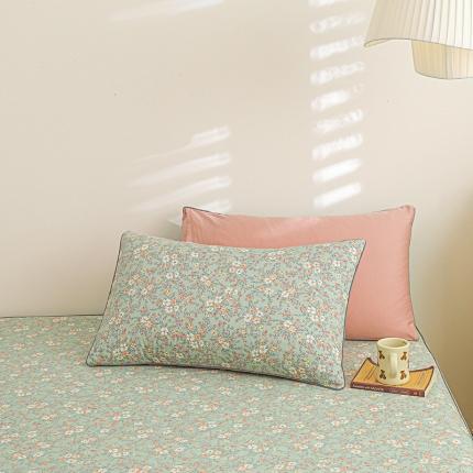 元元 2024新款13372加密精梳全棉单品套件系列-单枕套 觅彩