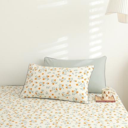 元元 2024新款13372加密精梳全棉单品套件系列-单枕套 昔可