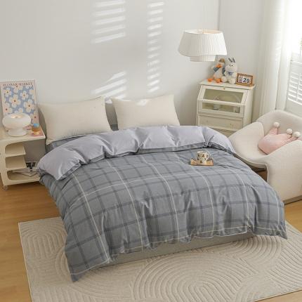 91家纺网 家纺一手货源 找家纺 （总）元元 2024新款13372加密精梳全棉单品套件系列-单被套