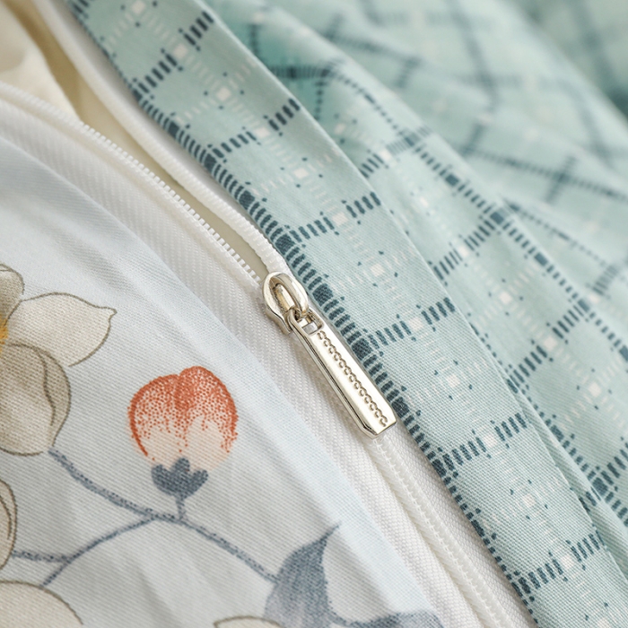 91家纺网 家纺一手货源 找家纺 元元 2024新款13372加密精梳全棉单品套件系列-单被套 爱洛