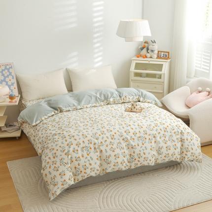 元元 2024新款13372加密精梳全棉单品套件系列-单被套 昔可