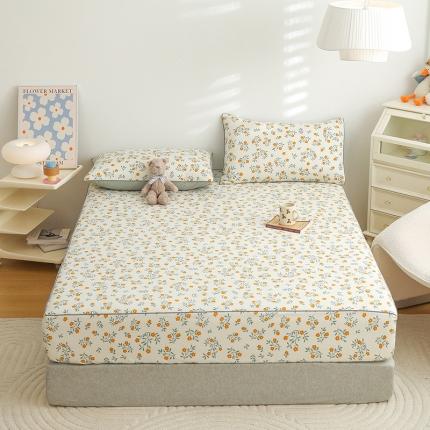 91家纺网 家纺一手货源 找家纺 （总）元元 2024新款13372加密精梳全棉单品套件系列-单床笠