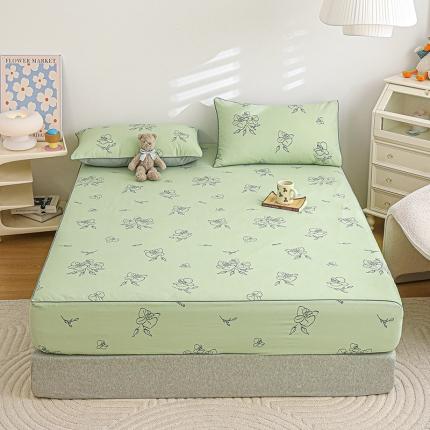 91家纺网 家纺一手货源 找家纺 （总）元元 2024新款13372加密精梳全棉单品套件系列-单床笠