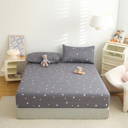 91家纺网 家纺一手货源 找家纺 （总）元元 2024新款13372加密精梳全棉单品套件系列-单床笠