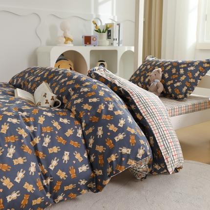 91家纺网 家纺一手货源 找家纺 （总）元元 2024新款13372加密精梳全棉单品套件系列-三件套