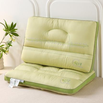 91家纺网 家纺一手货源 找家纺 （总）梦叶草 2023新款欧式艾草助眠护颈枕芯酒店枕头