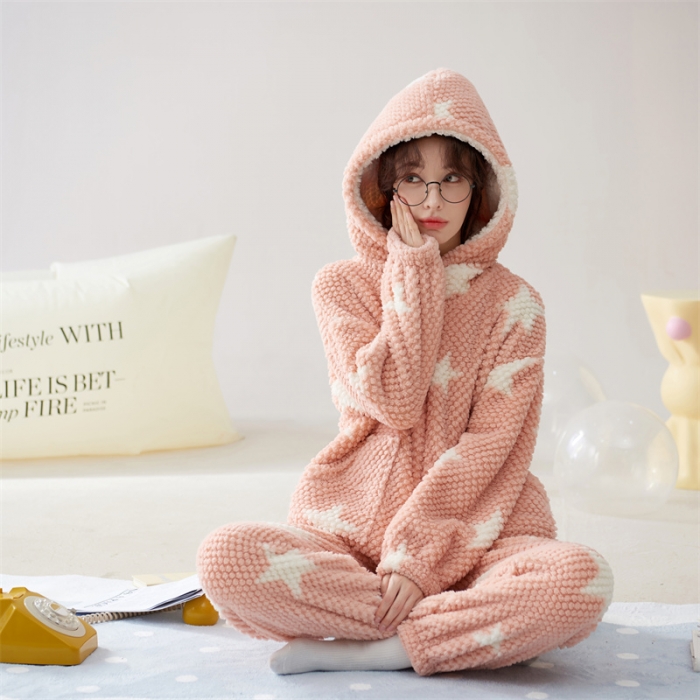 91家纺网 家纺一手货源 找家纺 洛兰沙 2023新款家居服W032